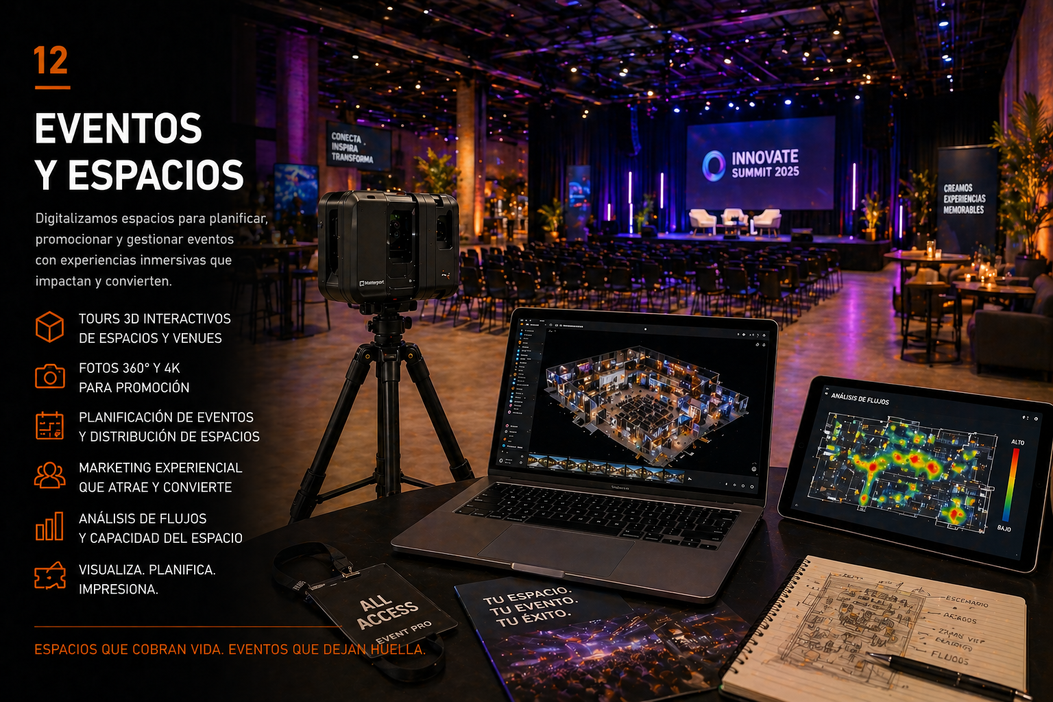 Eventos y espacios
